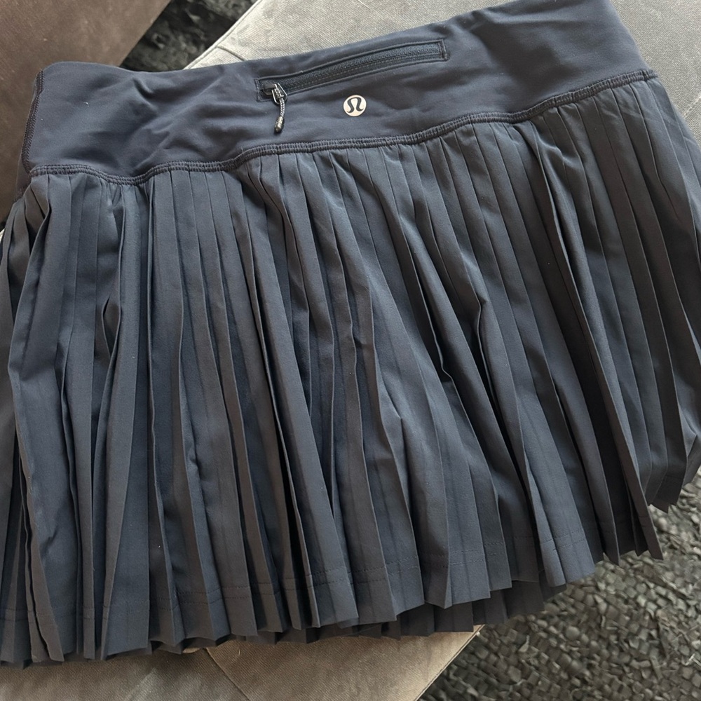 lululemon athletica Navy Pleated tennis Skort